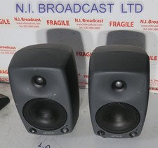 1x pair Genelec 8030a amplified speakers with rubber feet
