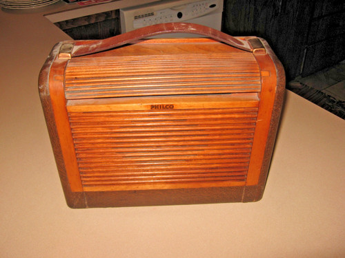 Philco portable rolltop - philco,