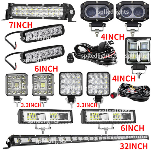 Led work light bar - led, pods