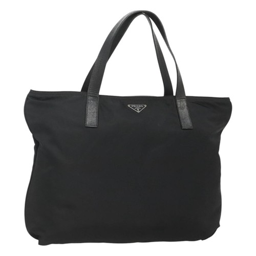 Prada tote bag nylon black - prada,