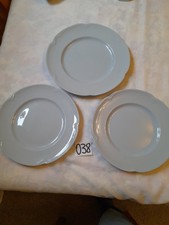 3 Vintage Johnson Brothers Greydawn Pastel Blue dinner &  side dessert  Plates