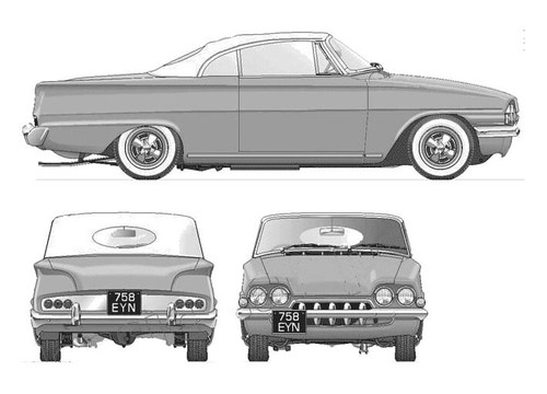 Photo blueprint ford - photo, consul