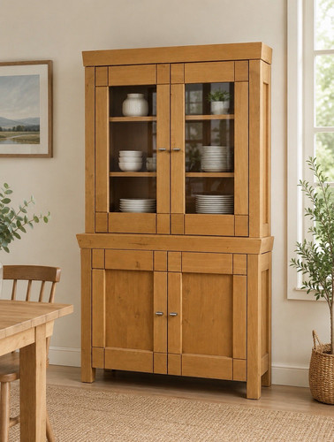 Oak effect display - oak, cabinet