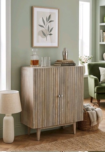 Mango wood slatted drinks - mango,