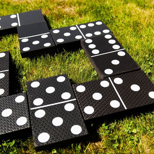 Giant dominoes garden patio - giant,