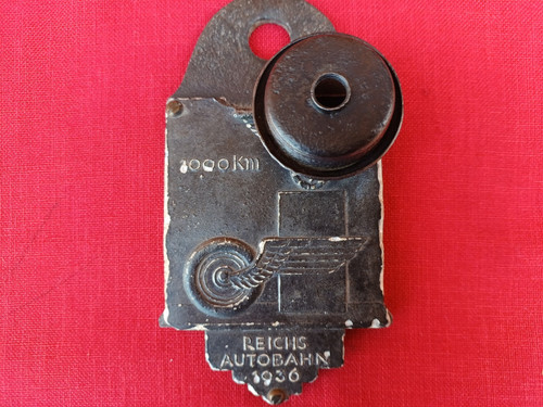 German date plate 1000 - , km