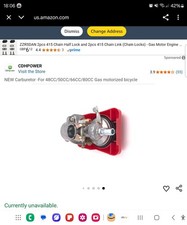 Carburettor for 2 Stroke 49cc