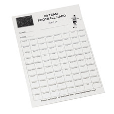 FOOTBALL SCRATCH CARDS 80