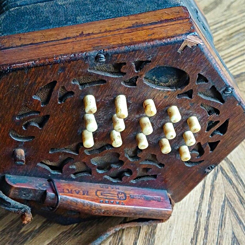 Antique button mahogany - 31,