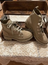 Zara Canvas Ankle Boots Size37