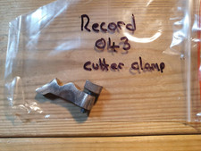 Vintage Record 043 Plane Lever Cap Old Woodworking Hand Tools Carpentry Tool