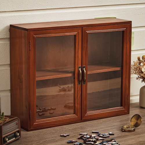 Wall mounted wooden storage - wall,