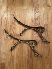 Salvaged Cast Iron Park Bench