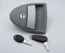 Hartal Door Lock Outer Fawo Barrel & FW Keys Grey For Swift Bailey Caravan GTL3