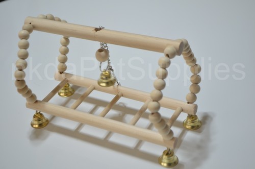 Wooden bird cage - wooden, toy