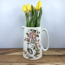Price And Kensington Floral Flowers Animals Ceramic Porcelain Jug 6"