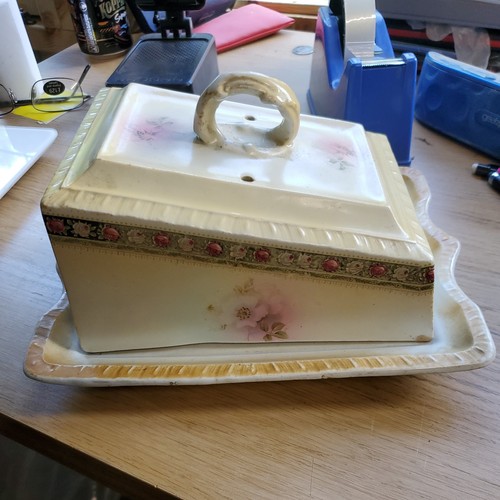 Antique original cheese dish - original,