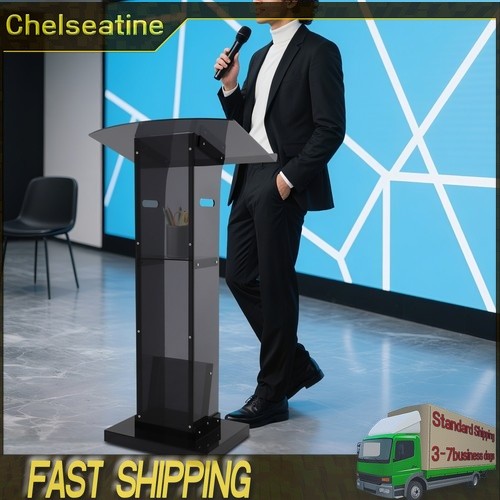 Acrylic speech lectern - acrylic,