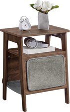 Side Table, 3-Tier Sofa Side