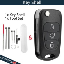 3 Button Flip Key Fob Case +