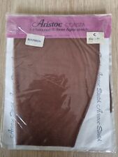 Aristoc Vintage Fully Fashioned Seamed stockings size 9.5 Lovely Bourbon Colour.