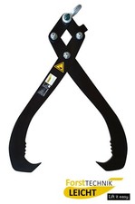 Log pincer log grab log puller skidding tong L HD 2000kg Heavy Duty S960 steel