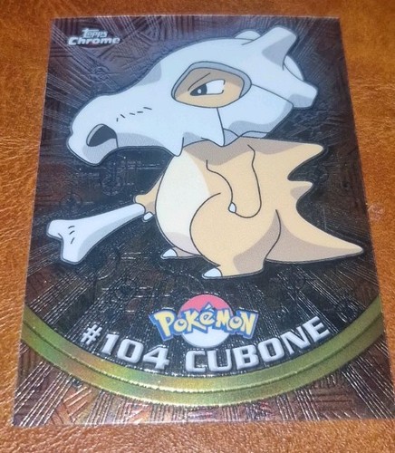 Chrome topps pokemon cubone - nm,