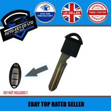 NEW NSN14 EMERGENCY KEY BLADE FOR NISSAN REMOTE SMART KEY FOB JUKE QASHQAI ETC