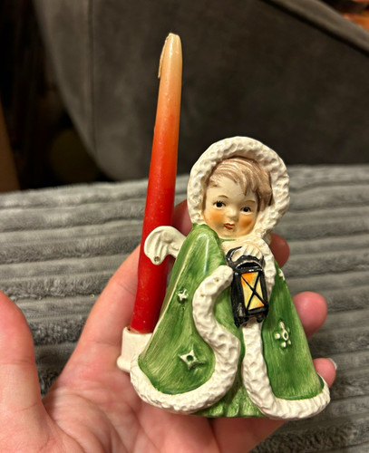 Goebel christmas girl lantern - christmas,