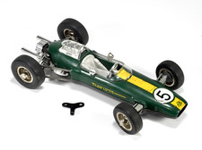 Vintage Schuco 1071 Lotus Formel 1 Clockwork Race Car Germany 1960`s with Key