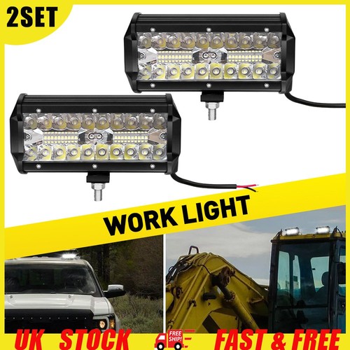 Led work light bar flood - 4x,