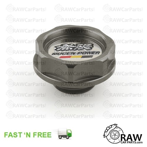 Grey mugen style oil cap - style,