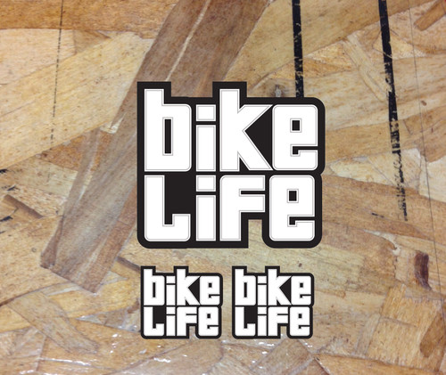 Bike life decal - life, sticker