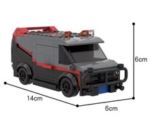 GMC The A-Team Van MOC