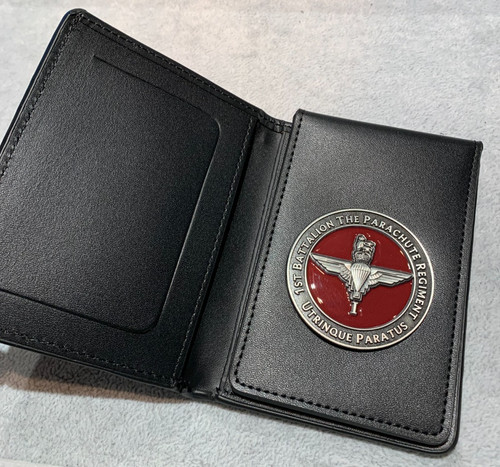 Leather commemorative wallet - leather,