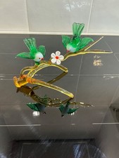 Murano Style  Glass Pair Of