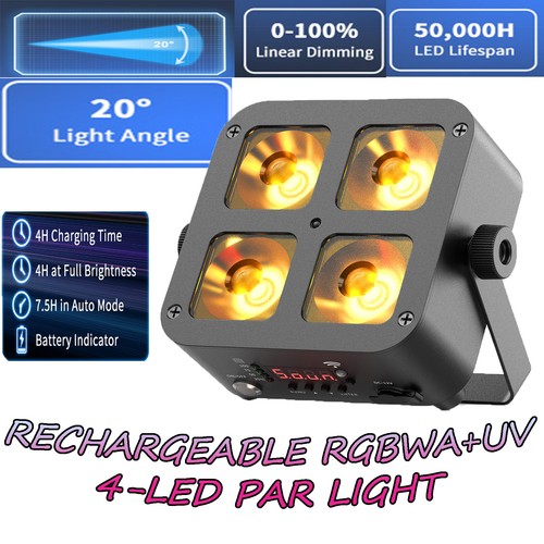 4x25w led par light rgbwa - par, uv