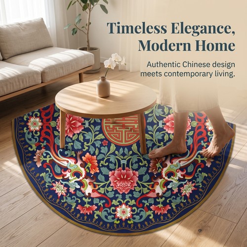 Round rug new - rug, style