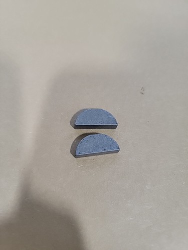 Woodruff key x - key, 1/4''