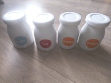 Vintage Retro Typhoon Tea Coffee Sugar Storage Jars Caddys