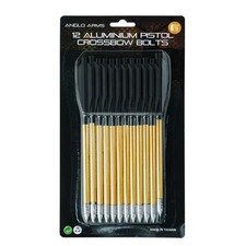 36 x 6.5" Crossbow Bolts 50-80lb Pistol Shooting Hunting Steel Tips Anglo Arms