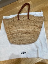 Zara Casual Rattan Bag straw style with dust cover (P/9)