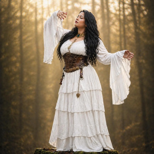 Cottagecore dress romantic - dress,,