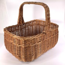 Vintage Willow Wicker Shopping