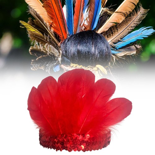 Feather headband costume - headband,