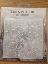 Stamps by Me Perfectly Pressed Embossing Folder 6x6 Inch NEW