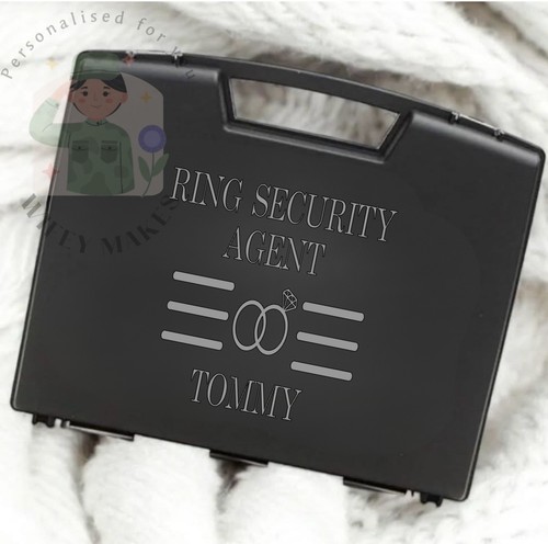 Personalised ring security box - security,