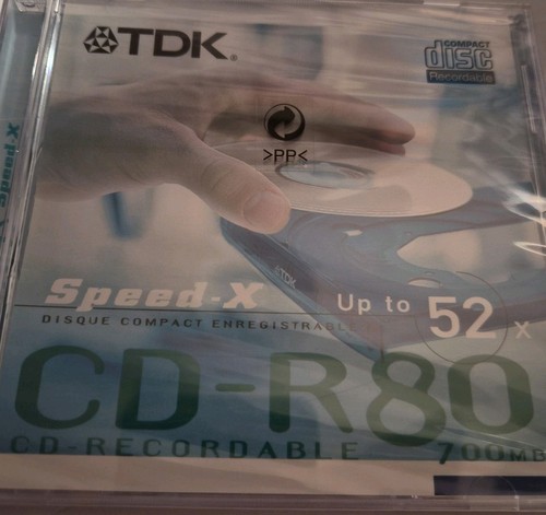 Tdk r80 recordable new - cd,