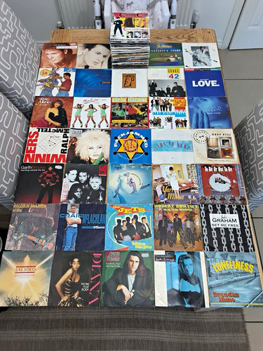 Job lot 100 80s - lot, 7”