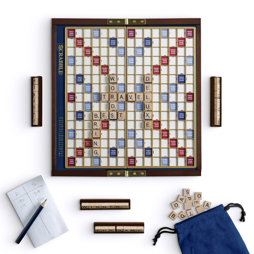 Scrabble deluxe travel - scrabble,